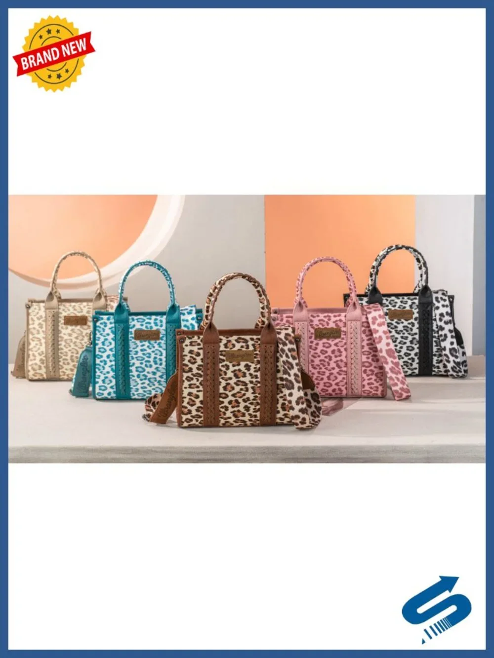 Faux Leather Woven Tote Bag with Signature Strap - Top Handle Satchel